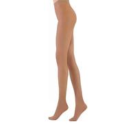 Franzoni Collant Donna Club 20 Denari, Collant Velato Effetto Tuttonudo, con Tassello in Cotone e Cucitura Piatta - Made in Italy - 1 Paio (Visone, L)