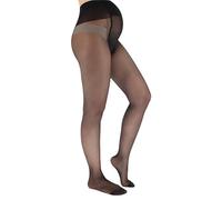 Franzoni Collant Maternity 20 Denari, Collant Premaman Effetto Velato con Pancera Gravidanza, Calze Donna Gravidanza - Made in Italy (nero, 1/2)