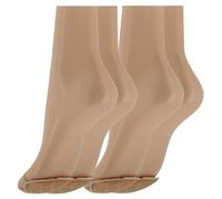 FRANZONI Cuscinetti Cotton Smile, Soletta Imbottita, Cuscinetti Plantari Donna - Made in Italy - 2 Paia (natural)