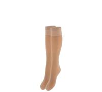 Franzoni Gambaletto Confort 40 Denari Donna Semi Velato, Calza con Bordo Anatomico e Punta Rinforzata con Leggera Compressione - Made in Italy (miele)