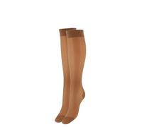 Franzoni Gambaletto Sollievo 70 Denari, Gambaletti a Compressione Graduata Donna Uomo, Calza Paramedicale Unisex, Calze Problema Circolazione, Punta e Tallone Rinforzati - Made in Italy (visone, 4/5)