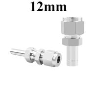 FRAOMHFW 3 4 6 8 10 12 16 mm 1/8" 1/4" 3/8" 1/2" 3/4" Raccordo a Compressione for Tubo OD 304 316L in Acciaio Inossidabile Raccordo for Tubo(12mm Compression,12MM Tube OD_Thread)