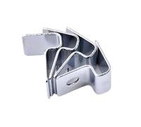 FRAOMHFW 4 Pz/Lotto 3~19mm Acquario Serbatoio di Pesce Copertura in Vetro Supporto in Acciaio Inox Antiscivolo Supporti Coperchio Universale Pinze Accessori Acquario(4mm)