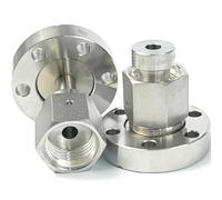 FRAOMHFW Adattatore for Raccordo Femmina-Maschio CF16 a 1/4" VCO in Acciaio Inossidabile SUS316L, Raccordo for Tubo, Acqua, Gas e Olio(CF16 To 1 2 VCO M)
