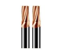 FRAOMHFW HRC65 M1.6-M24 Fresa for filettare a Denti pieni Rivestita in Metallo Duro Solido Nano Rivestito Utensile for fresatura di filetti CNC(M2x0.4x1.54x5)