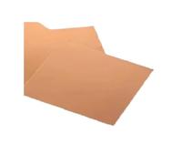 FRAOMHFW Lamina di Rame Lastra di Rame 0,1 mm 0,2 mm 0,3 mm 0,4 mm 0,5 mm 0,8 mm 1 mm 1,2 mm 1,5 mm 2 mm 2,5 mm 3 mm 4 mm 5 mm 6 mm 8 mm 10 mm(100x100mm 1pc,Thickness 0.4mm)