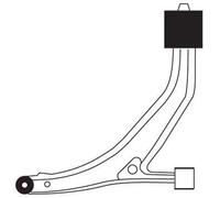 FRAP F3331 Braccio Sospensione Chrysler: Voyager Iii & Grand