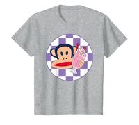 Frappè Paul Frank Julius Monkey Diner Maglietta, Bambini, Grigio Melange, 12 Anni