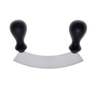 Fraraccio, mezzaluna cm 20 in acciaio, manico nylon, qualità professionale
