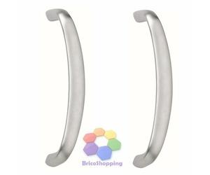 Frascio Coppia Maniglione Easy Cromo Satinato Art. 201 Interasse 220 Mm