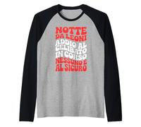 Frase Divertente: C'È Chi È Bello Dentro E Chi È Bello Fuori Maglia con Maniche Raglan