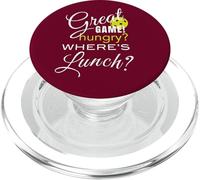 Frase divertente di Pickleball, Dov'è il pranzo? Pickleball PopSockets PopGrip per MagSafe