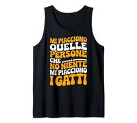 Frase Divertente: Mi Piacciono I Gatti Non Le Persone Canotta