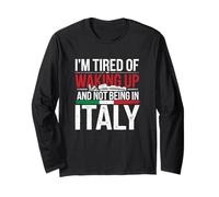 Frase Divertente per Chi Ama l’Italia Maglia a Manica