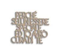 Frase in Legno da Appendere al Muro Avrò Cura di Te - Decorazione murale Citazione Testo Canzone per Decorare Le pareti