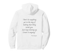 Frase Motivazionale Don't Let Anything Felpa con Cappuccio