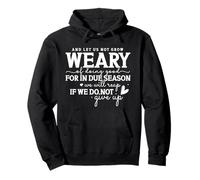Frase Motivazionale sulla Perseveranza e Speranza Felpa con Cappuccio