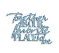 Frase Murale in Legno Favorite Place to be, Scritta in Legno da appendere alla parete per cucina, camera da letto, alberghi, Complemento di arredo per decorare la casa, Idea regalo