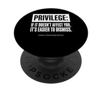 Frase Privilege Check Your Blind Spots PopSockets PopGrip Adesivo