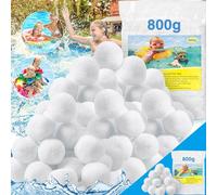Frasheng 800g Filtro Balls,Palline Filtranti per Piscina,Sfera Filtrante per Piscina,Filtro a Sfere di filtrazione,Essere riutilizzato, per Filtro Piscina,Adatto a Vari Filtro a Sabbia