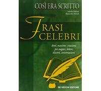 Frasi celebri. Così era scritto