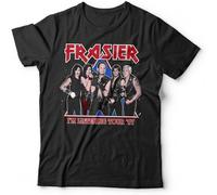 Frasier I' Listening Tour '97 Tshirt Unisex Funny Parody Rock Metal Black S