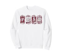 FRAT Beer Cans in School Colors Fraternity Art Felpa