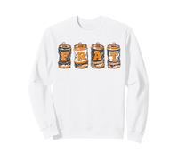 FRAT Beer Cans in School Colors Fraternity Art Felpa