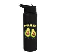 Fratelli, Amici & Amicizia, Gemelli, Fratelli | Avocado Divertente Stainless Steel Insulated Water Bottle