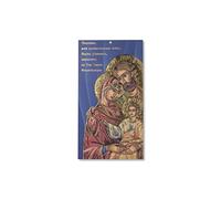 Fratelli Bonella | Cartoncino per la Benedizione con l'icona della Sacra Famiglia 100 pezzi 12x22 | Made in Italy