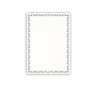 Fratelli Bonella | Diploma neutro in carta pergamena con cornice stilizzata in formato A4. Confezione da 10 pezzi. | Made in Italy