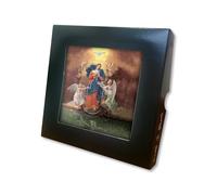 Fratelli Bonella | Piastrella in Ceramica con Maria che scioglie i nodi in Scatola Regalo 10x10 cm | Made In Italy