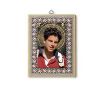 Fratelli Bonella | Quadro Sacro su legno MDF di pioppo 6mm di Carlo Acutis f.to 15x20 cm | Made in Italy