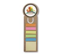 Fratelli Bonella | Segnalibro notepad con segnapagine adesivo e righello raffigurante il Piccolo Principe che abbraccia la sua amica volpe | Made in Italy (Confezione singola)