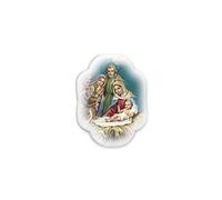 Fratelli Bonella | Soprammobile Magnetico con Presepe e Pastori 6x4 cm | Made in Italy
