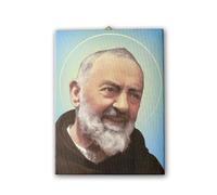 Fratelli Bonella | Tela pittorica Padre Pio f.to 30x40 cm | Made in Italy