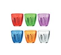 Guzzini set 6 bicchieri ‘aqua’ 350 cc. san 20055952 - multicolore plastica 20055952