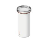 Guzzini Energy On The Go Mug Termica da Viaggio, Poliestere Copolimero, Polipropilene, Stainless Steel, Bianco, 8 cm
