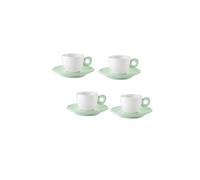 Fratelli Guzzini S.P.A. Everyday, set 4 tazzine caffè con piattino - malva Everyday, set 4 tazzine caffè con piattino - Malva