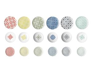 Fratelli Guzzini S.P.A. 'LE MAIOLICHE', SET 6 POSTI TAVOLA 'LE MAIOLICHE', SET 6 POSTI TAVOLA