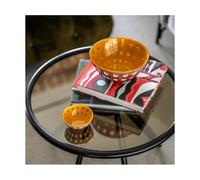 Guzzini - Set 2 ciotoline cm. 12 'Le Murrine' (Perla-Bianco)