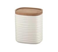 Guzzini Tierra Barattolo, Post Consumed Recycled Poliestereastic, Bamboo, Giallo Senape, M