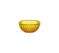 Guzzini - Vanity, contenitore 21 cm, giallo zafferano, in Bio-based SAN e Bio-based SMMA - TERRA
