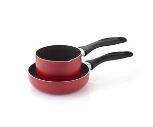 Fratelli Guzzini Set: Padella 16 cm + Bollilatte 12 cm ''Cook&Plus'' Fratelli Guzzini