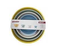 Guzzini set 4 contenitori "jolly" cm. 16 - 20 - 24 - 28 29267252 - multicolore plastica 29267252