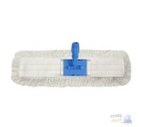 Fratelli Re Spa Scopa In Plastica/Metallo Con Frangia In Cotone Cm. 60