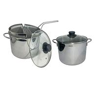 FRATELLI RIVADOSSI PENTOLA Pasta Duo CM. 24 Due CESTELLI E Coperchio INDUZIONE