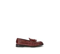 Fratelli Rossetti Bordeaux Leather Slip-On Loafers - EU41/US11