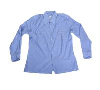 FRATELLIDITALIA Camicia Uomo Militare Aeronautica Cotone Manica Lunga Bottoni e Tasche