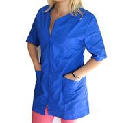 fratelliditalia.org Camice casacca estetista parrucchiera centro estetico massaggi lavoro zip cotone - Personalizzabile con il tuo logo